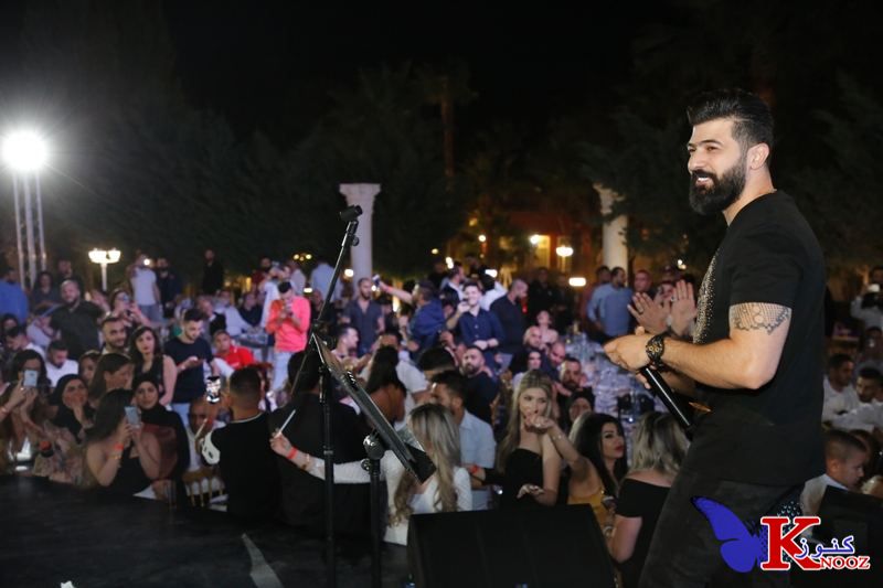 النجم الفلسطيني سيف نبيل يتالق باجمل حفلات عيد الفطر في الادرن